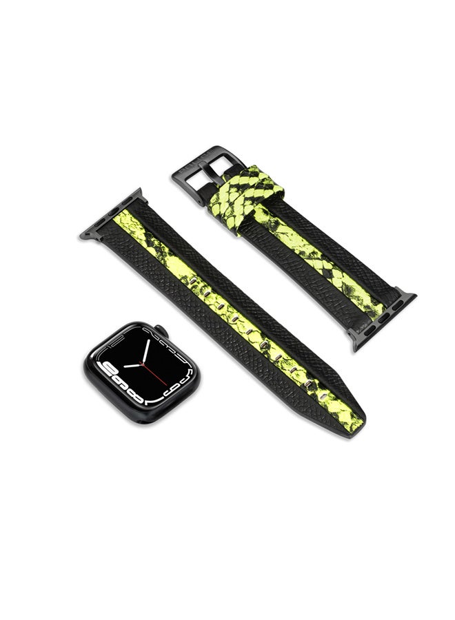 بوليس Bridge Black Leather Watch Straps  - Image 5