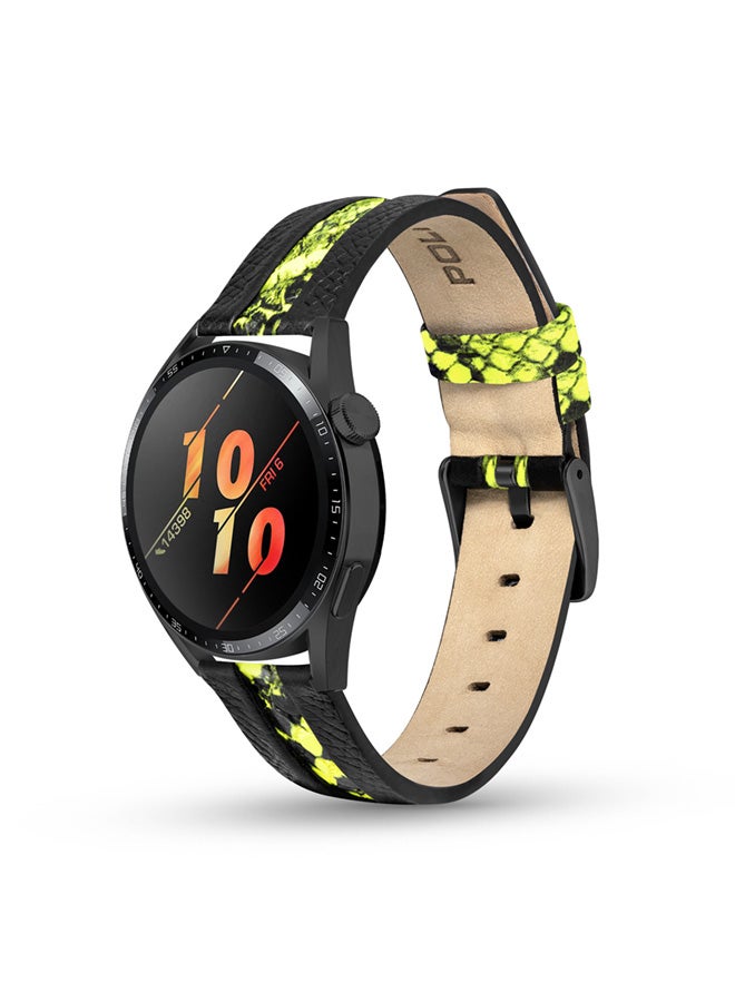 بوليس Bridge Black Leather Watch Straps  - Image 4