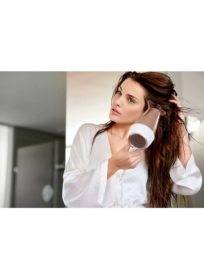 Philips - Moisture Protect Hair Dryer with Ionic Care, 2300W, White/Rose Gold - Image 1