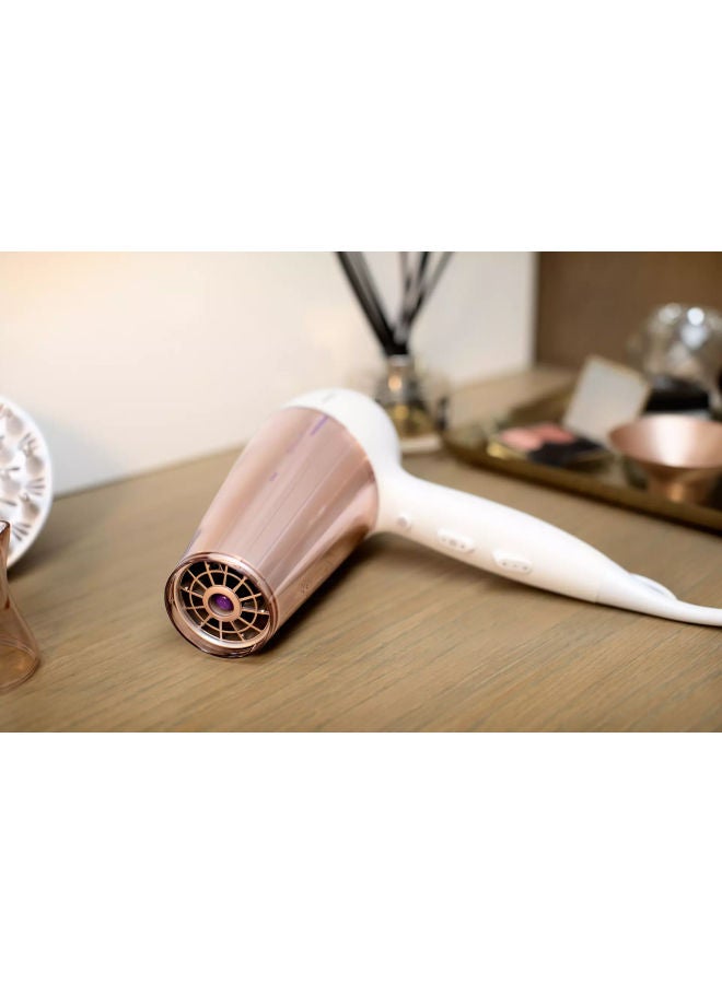 Moisture Protect Hair Dryer with Ionic Care, 2300W, White/Rose Gold - v1687343710/N11076527A_9