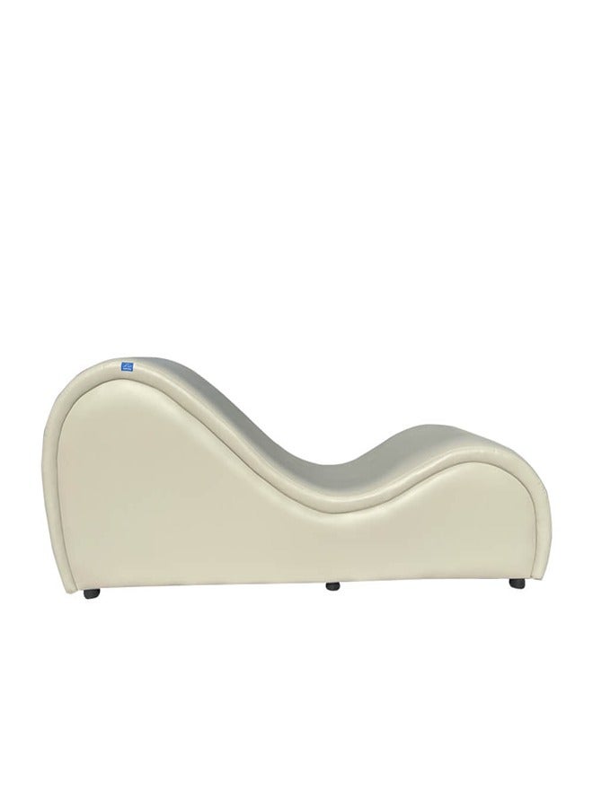HORSE MATTRESS - Relaxing Chair Sofa Modern design Romantic Chaise Longue Leather Beige - Image 1