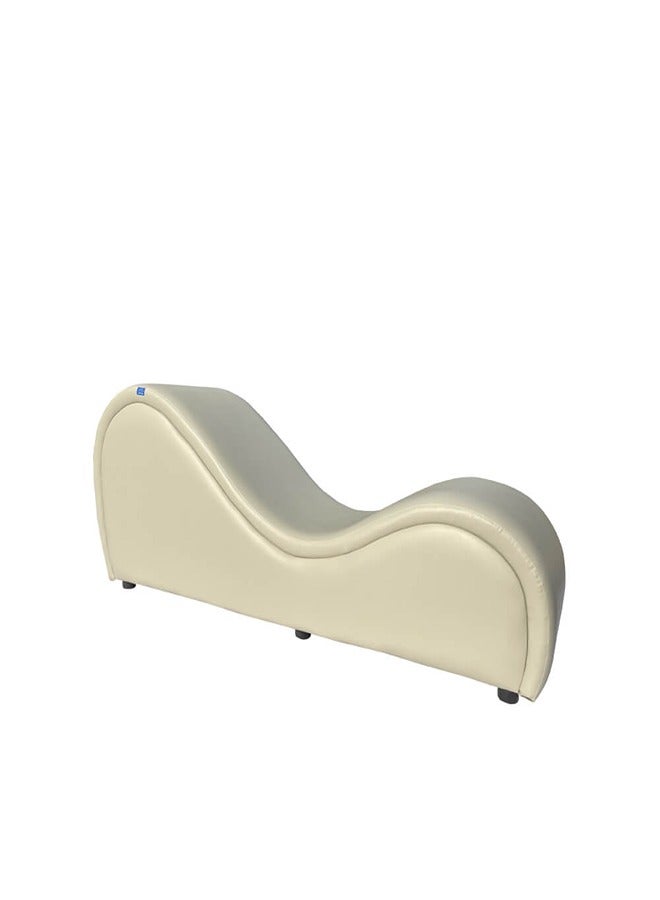HORSE MATTRESS - Relaxing Chair Sofa Modern design Romantic Chaise Longue Leather Beige - Image 1