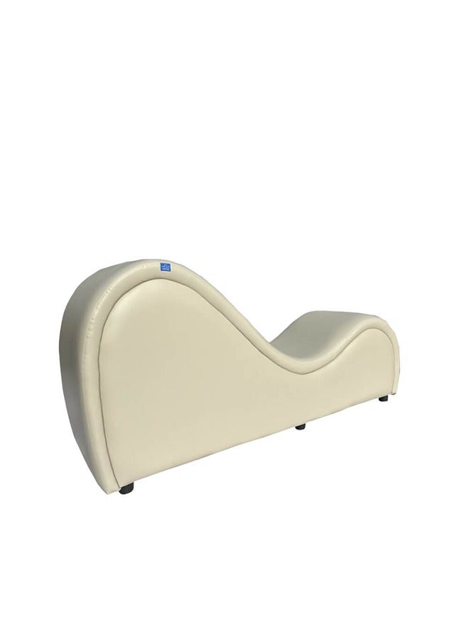 HORSE MATTRESS - Relaxing Chair Sofa Modern design Romantic Chaise Longue Leather Beige - Image 1