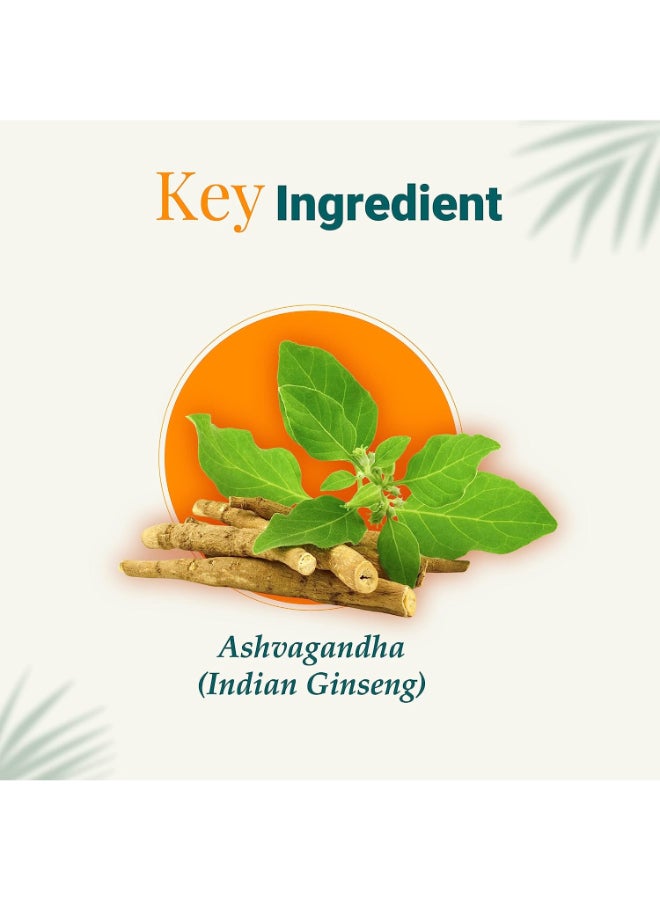 Himalaya - Ashvagandha, Relieves Stress and Boosts Energy, 60 Veg. Caps - Image 1
