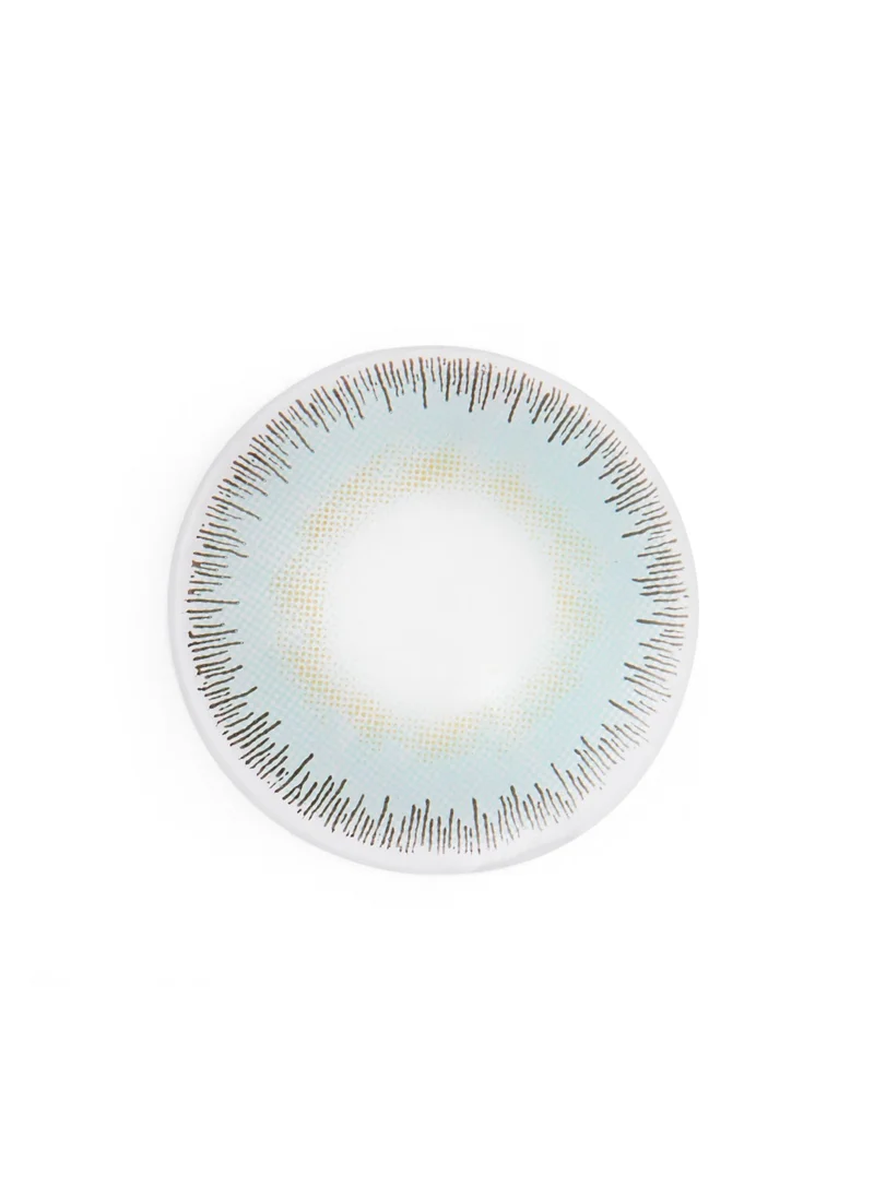 Layala Women's Ocean Blue Colored Contact Lenses Pack Of 2 - 3 Months Replacement