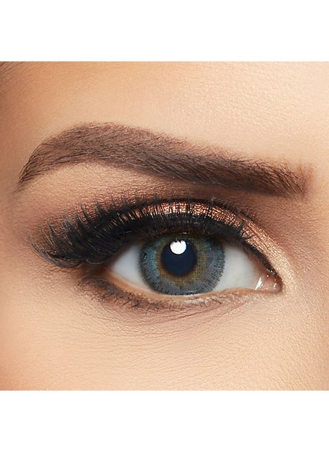 Women's Ocean Blue Colored Contact Lenses Pack Of 2 - 3 Months Replacement