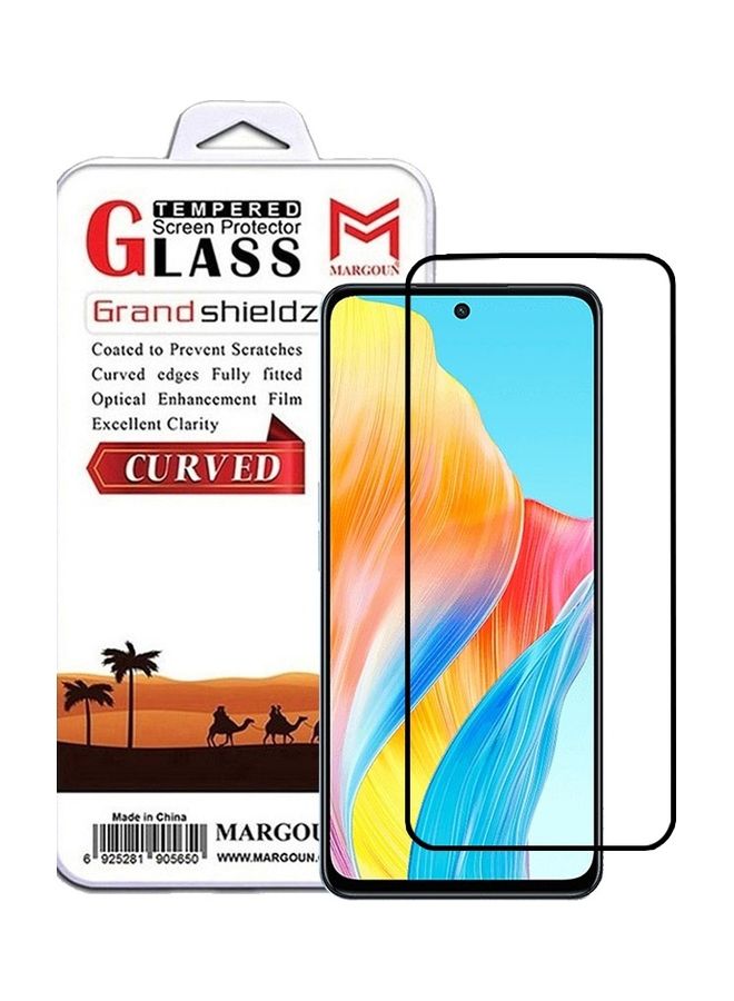 MARGOUN Oppo A98 5G Screen Protector Tempered Glass Full Glue Back Clear - Image 1