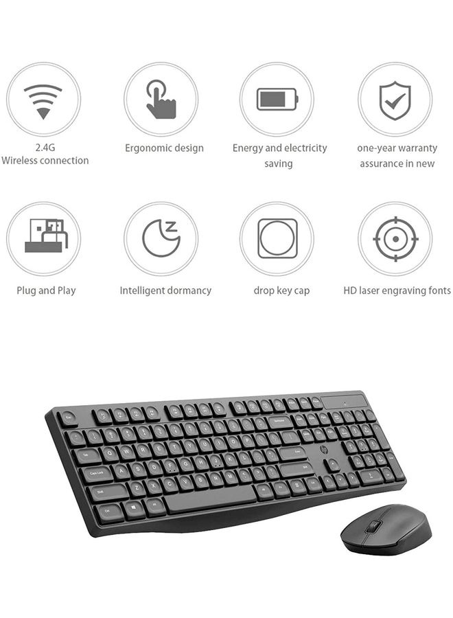HP Pack Of 3 Wireless Multi-Device Bluetooth Keyboard And Mouse Set Black - Image 3