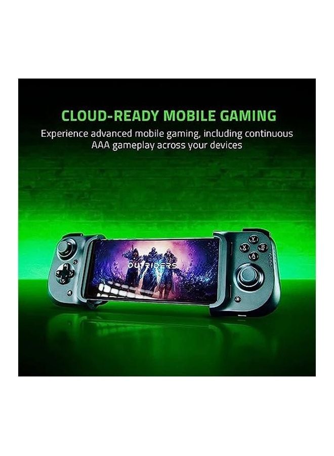 RAZER - Razer Kishi Mobile Game Controller / Gamepad for iPhone iOS: Works with most iPhones – iPhone X, 11, 12 - Apple Arcade, Amazon Luna - Lightning Port Passthrough - Mobile Grip - MFi Certified - Image 1
