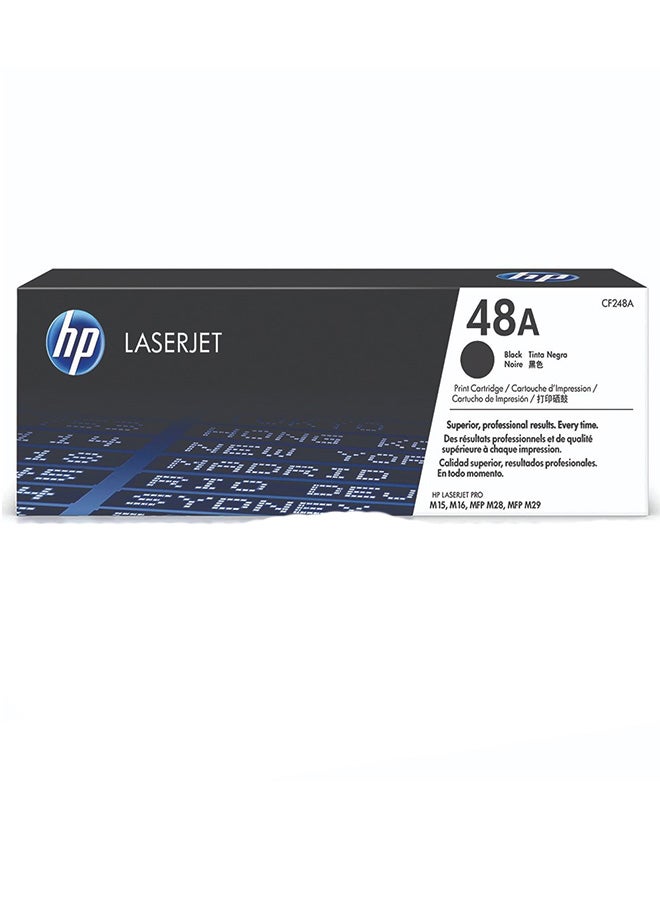 HP CF248A 48A Black Original Laserjet Toner Cartridge Black - Image 1