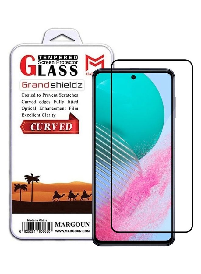 MARGOUN Samsung Galaxy M54 5G Screen Protector Tempered Glass Full Glue Back Clear - Image 1