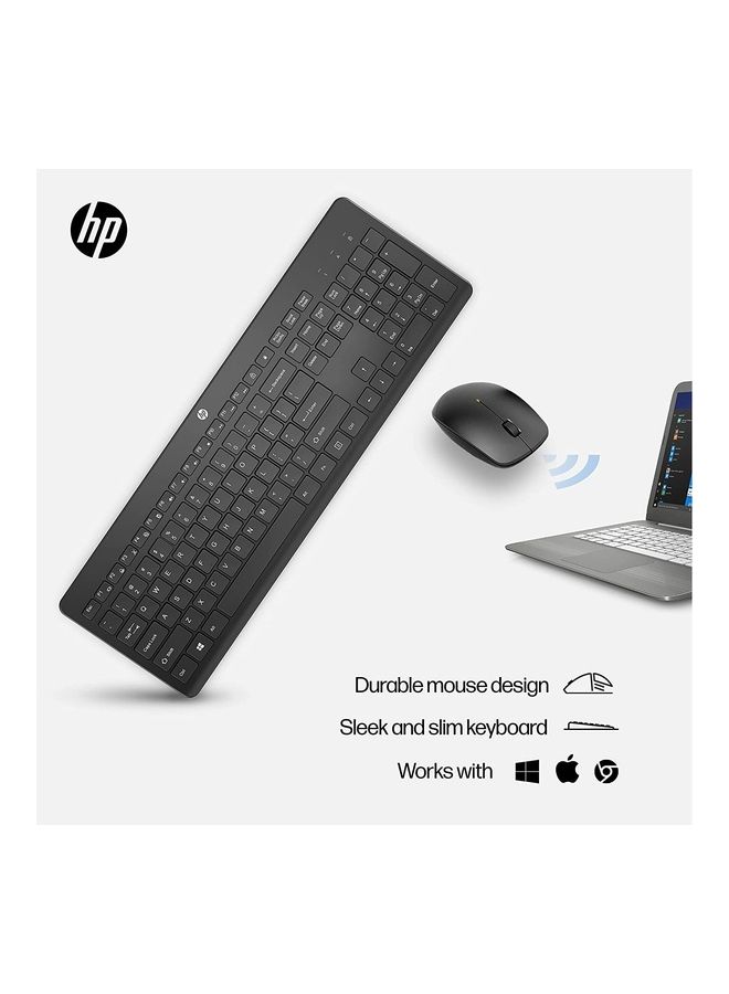 HP Pack Of 5 230 Wireless Mouse And Keyboard Combo Black  - Image 4