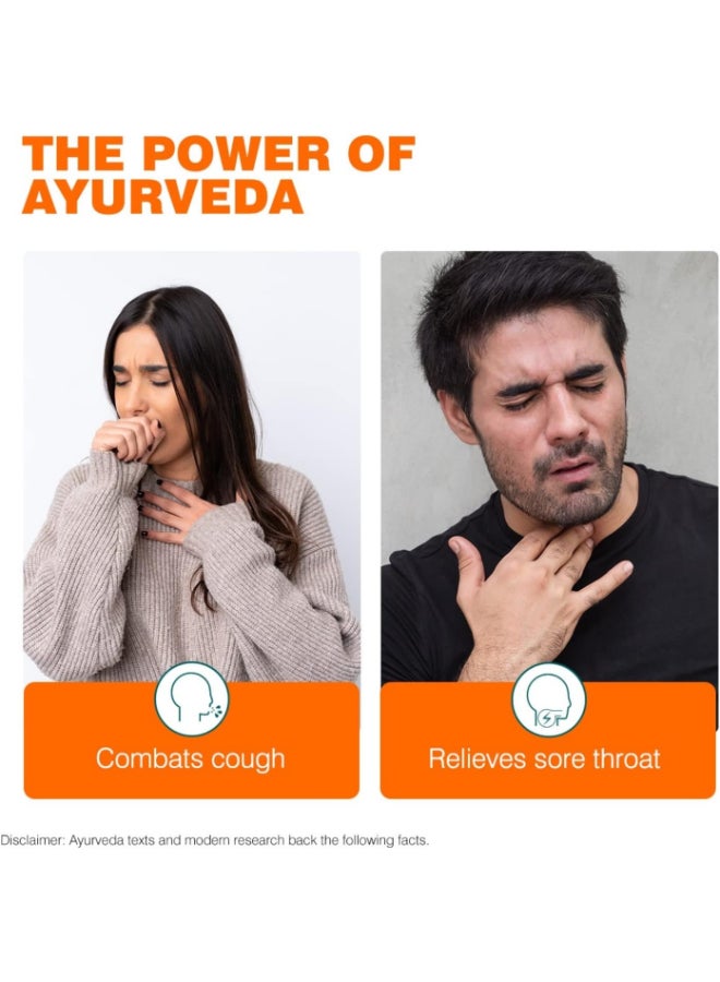 Himalaya Koflet H Soothing Relief From Sore Throat Herbal Lozenge - Orange Flavor 12 Lozenges 33.6g  - Image 2