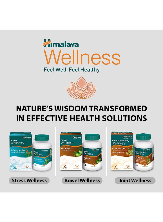 Himalaya - Herbals Ashvagandha Relieves Stress and Boosts Energy, 120 tablets - Image 1