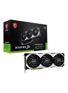 Geforce Rtx 4070 Ti Ventus 3X 12G Oc Gaming Graphics Card - 12Gb Gddr6X, 2655 Mhz, Pci Express Gen 4, 192-Bit, 3X Dp V 1.4A, Hdmi 2.1A Supports 4K And 8K Hdr Black