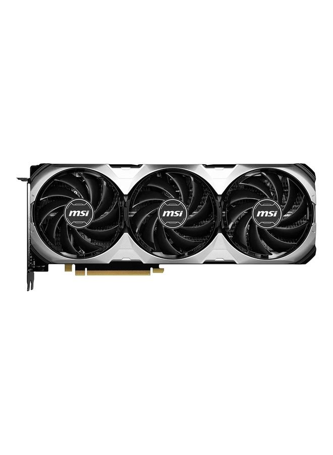 MSI - Geforce Rtx 4070 Ti Ventus 3X 12G Oc Gaming Graphics Card - 12Gb Gddr6X, 2655 Mhz, Pci Express Gen 4, 192-Bit, 3X Dp V 1.4A, Hdmi 2.1A Supports 4K And 8K Hdr Black - Image 1