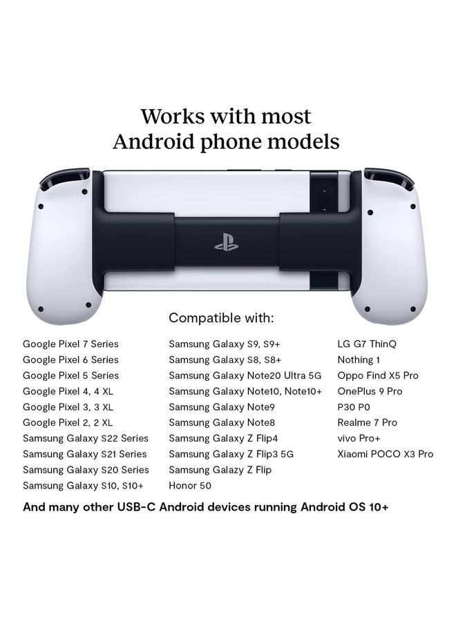 Backbone - PlayStation Edition Mobile Gaming Controller for Android - Turn Your phone into a Gaming Console - Play PlayStation, Steam, COD Mobile, Diablo Immortal, Minecraft & More - Image 1