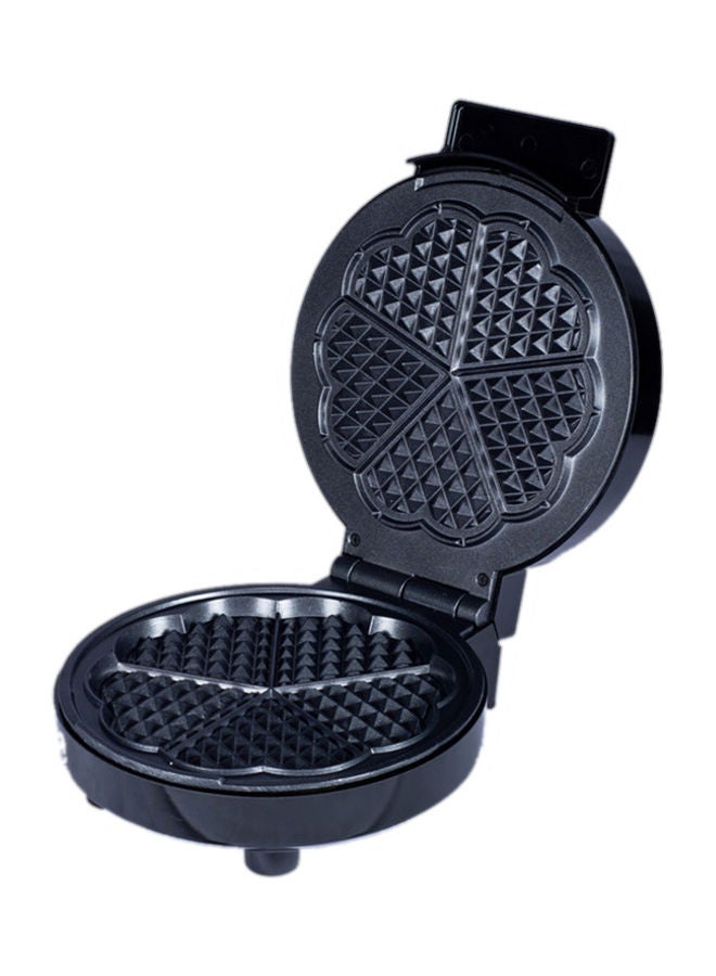 Waffle Maker With Non Stick Removable Panel 1000 W GVWF-404 Black 