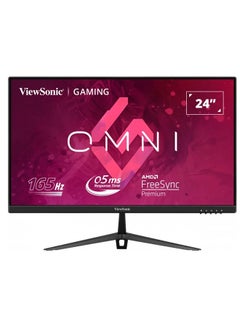 24 inch Full HD IPS Gaming Monitor with 180Hz and 1ms (GTG), AdaptiveSync, Blue light filter, flicker free, AMD FreeSync I VX2428 Black