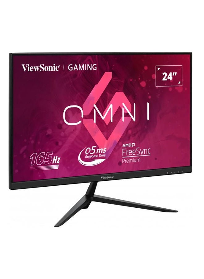 ViewSonic - 24 inch Full HD IPS Gaming Monitor with 180Hz and 1ms (GTG), AdaptiveSync, Blue light filter, flicker free, AMD FreeSync I VX2428 Black - Image 1