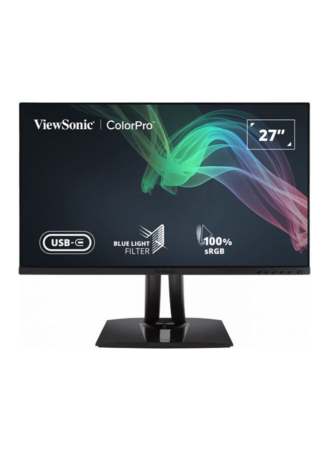 ViewSonic - 27 Inch 2K QHD Pantone Validated 100% sRGB And Factory Pre-Calibrated Monitor With 60W USB-C VP2756-2K Black - Image 1
