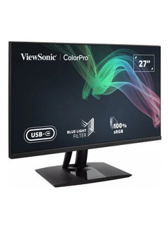 ViewSonic 27 Inch 2K QHD Pantone Validated 100% sRGB And Factory Pre-Calibrated Monitor With 60W USB-C VP2756-2K Black  - Image 2