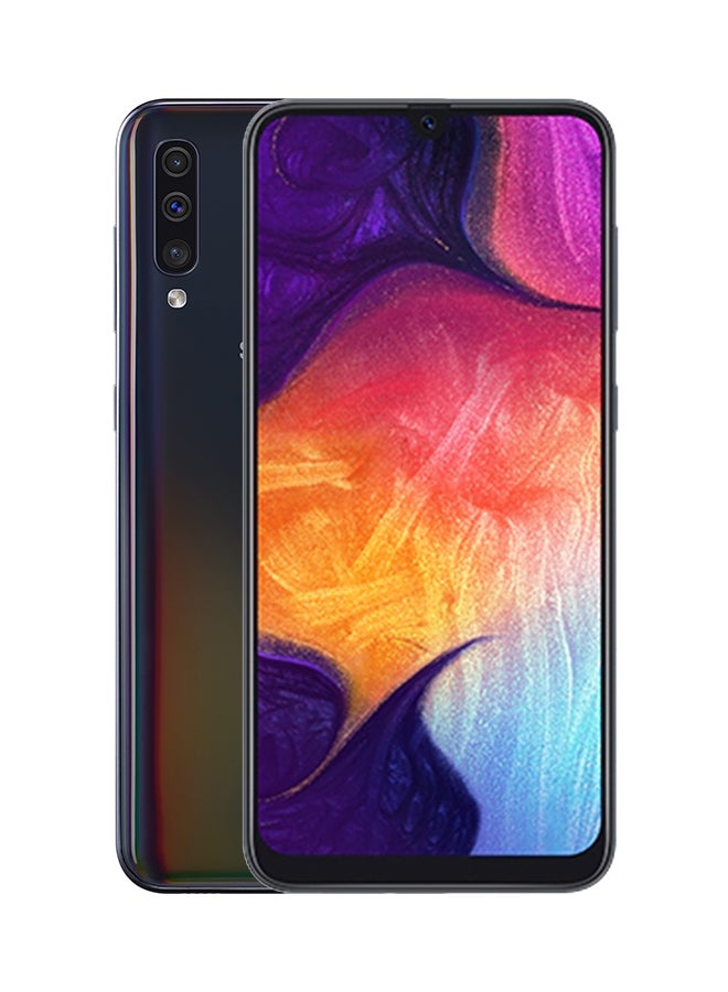 Samsung - Galaxy A50 Dual SIM Black 64GB 4GB RAM 4G LTE - Image 1