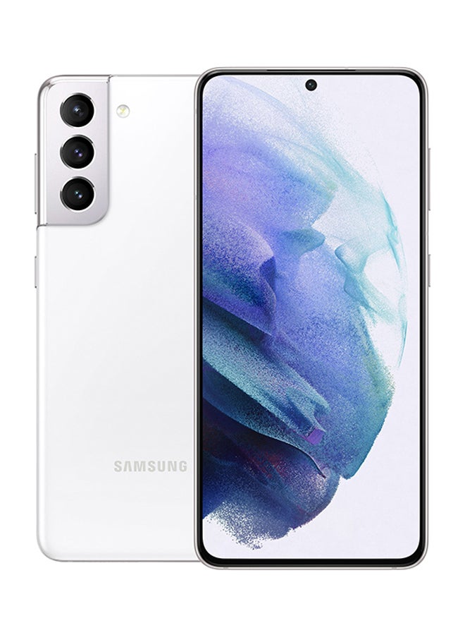 Samsung - Galaxy S21 Dual SIM Phantom White 8GB RAM 256GB 5G - Middle East Version - Image 1