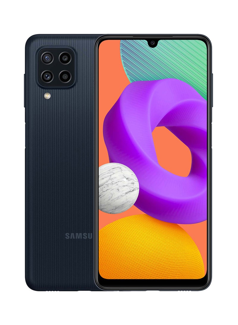 Samsung - Galaxy M22 Dual SIM Black 4GB RAM  64GB LTE - Middle East Version - Image 1