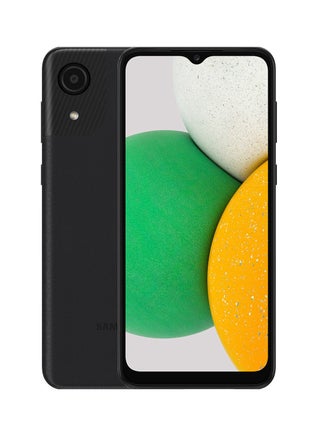 هاتف Galaxy A03 Core ثنائي الشريحة باللون الأسود العقيق وذاكرة الوصول العشوائي (RAM) سعة 2 جيجابايت وذاكرة سعة 32 جيجابايت LTE - إصدار الشرق الأوسط - v1687430433/N51890458A_1