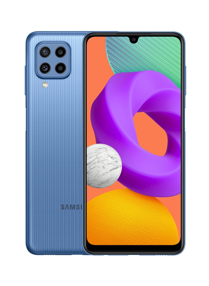 Samsung - Galaxy M22 Dual SIM Light Blue 4GB RAM 64GB LTE - Middle East Version - Image 1