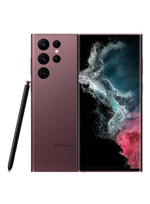 Galaxy S22 Ultra Dual SIM Burgundy 12GB RAM 256GB 5G - International Version
