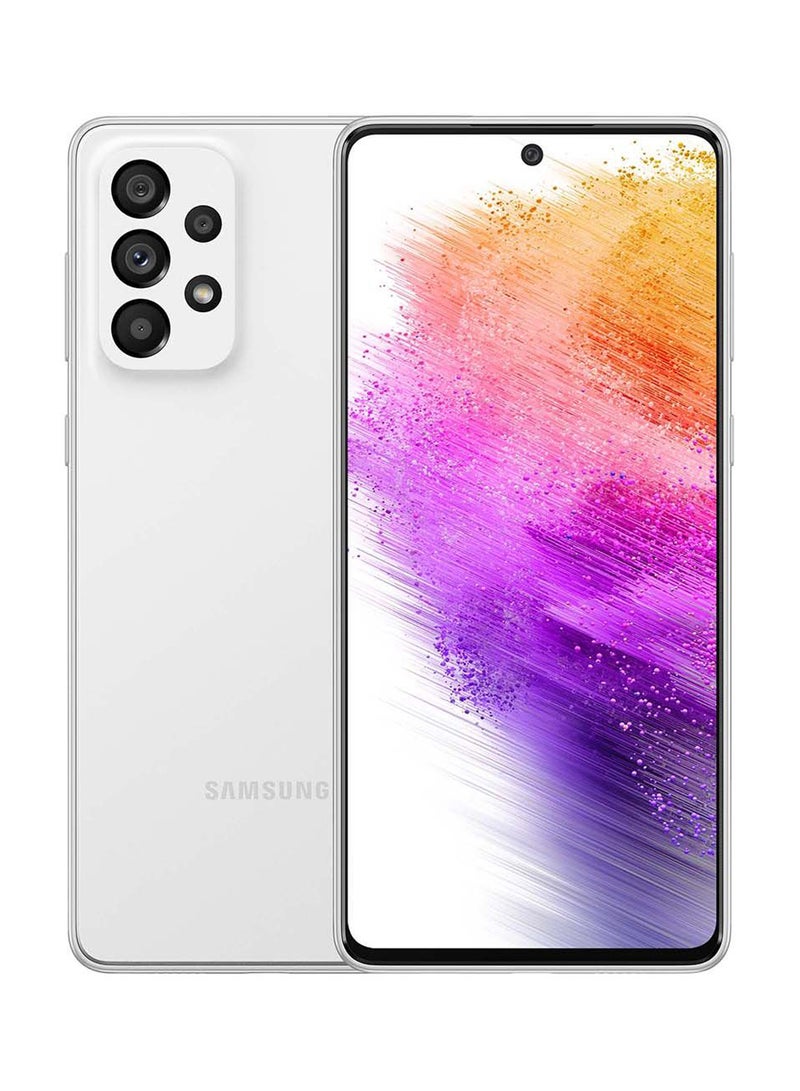 Samsung Galaxy A73 Dual SIM Awesome White 8GB RAM 128GB 5G - Middle East Version - Image 1