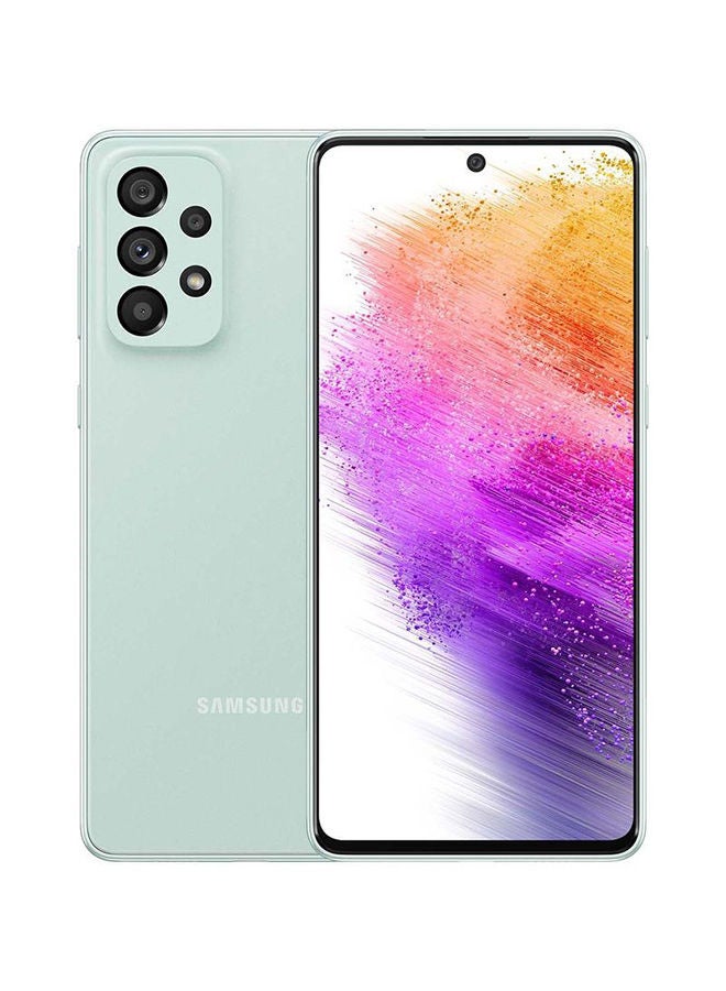 Samsung - Galaxy A73 Dual SIM Awesome Mint 8GB RAM 256GB 5G - Middle East Version - Image 1