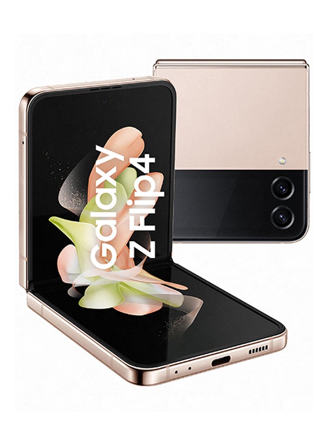 Samsung Galaxy Z Flip 4 5G Single SIM + eSIM Pink Gold 8GB RAM 512GB - Middle East Version - Image 1