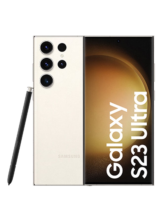 Samsung Galaxy S23 Ultra 5G Dual SIM Cream 12GB RAM 256GB - International Version  - Image 1