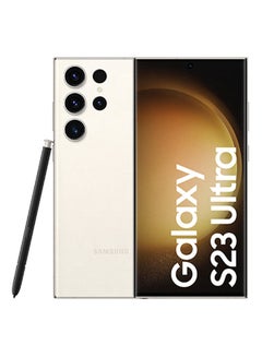Samsung Galaxy S23 Ultra 5G Dual SIM Cream 12GB RAM 512GB - International Version  - Image 1