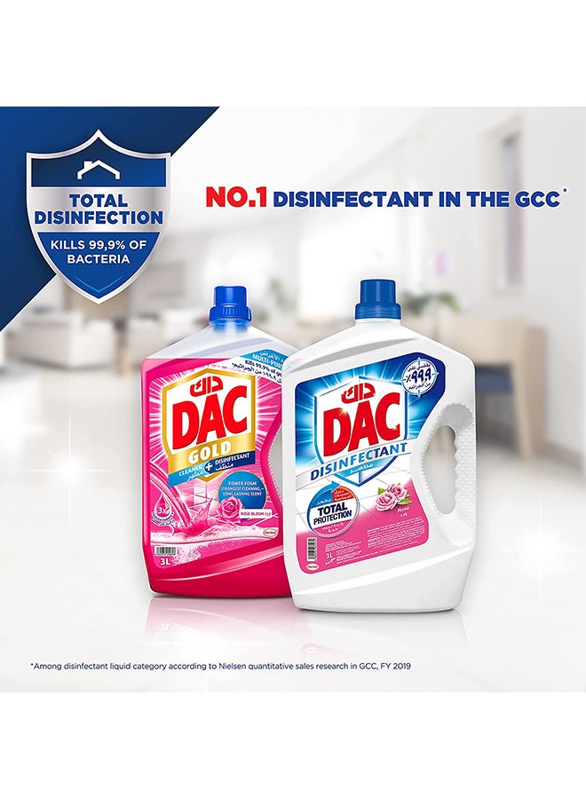 Dac Disinfectant With Total Protection Kills 99.9% Of Germs Rose Rose 1.5Liters  - Image 4