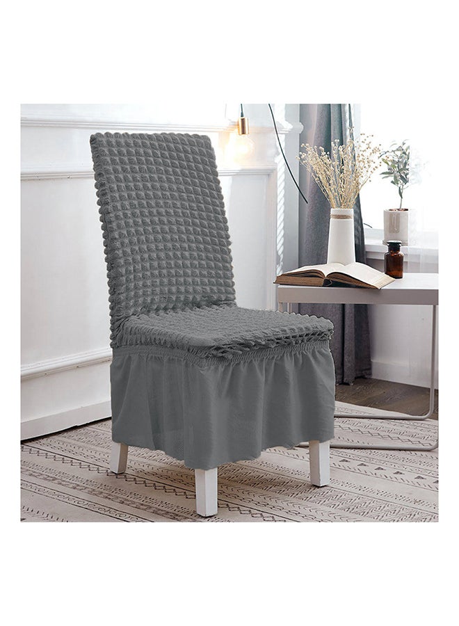 Turkish Stretch Fit Chair Cover Grey - v1687436631/N48664978A_1