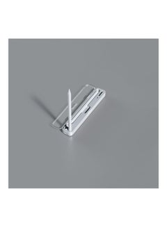porodo Wireless Charging And Storage For Pencil 1 And 2 Case 570mAh/3.85Vdc/2.194Wh Battery With Built-In Magnet And LED Indicator White  - Image 3
