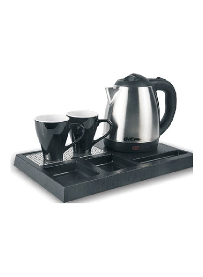 gvc pro - Hotel Water Boiler With Two Extra Cups 1.5 L 1360 W GVCKH-333 Black - Image 1
