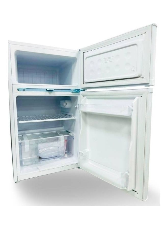 gvc pro Two Door Compact Refrigerator With Freezer 85 L GVDS-150 White White  - Image 2