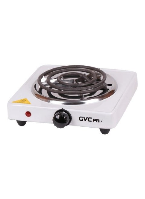 Single Spiral Burner Cooking Stove 1000 W GVCHP-10 White