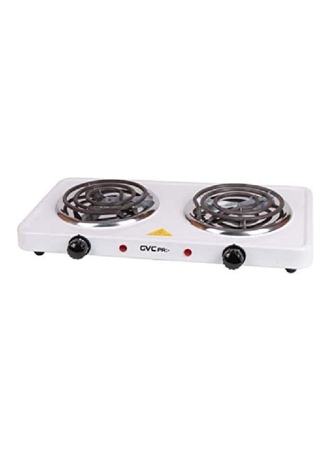 gvc pro 2-Burner Spiral Electric Heater 1000.0 W GVCHP-20 White  - Image 1