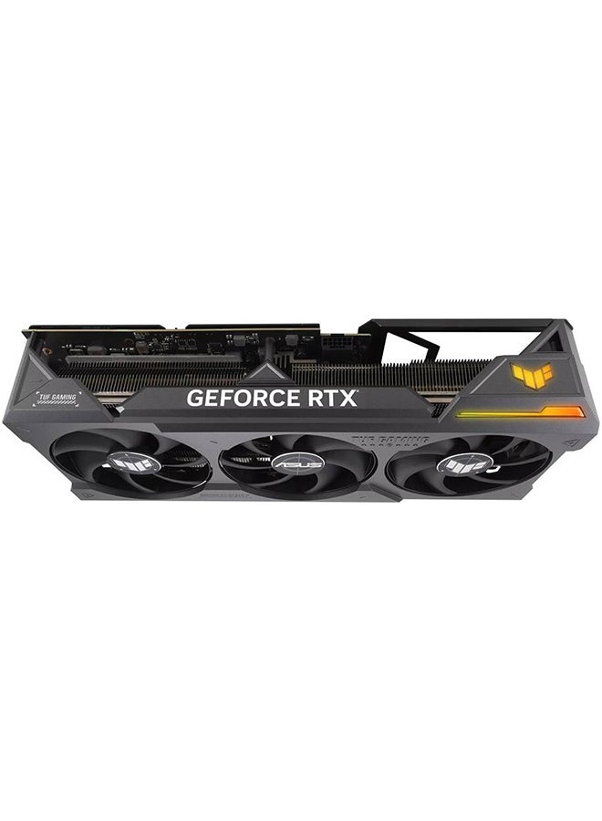 ASUS - TUF-RTX-4090-O24G-GAMING OC Edition Graphic Card, 24GB GDDR6X 384-bit Memory, 2565 MH Boost Clock, 16384 Cuda Cores, 21 Gbps, 3.65 Slot, PCI 4.0, OpenGL4.6 | 90YV0IE0-M0NA00 Black - Image 1