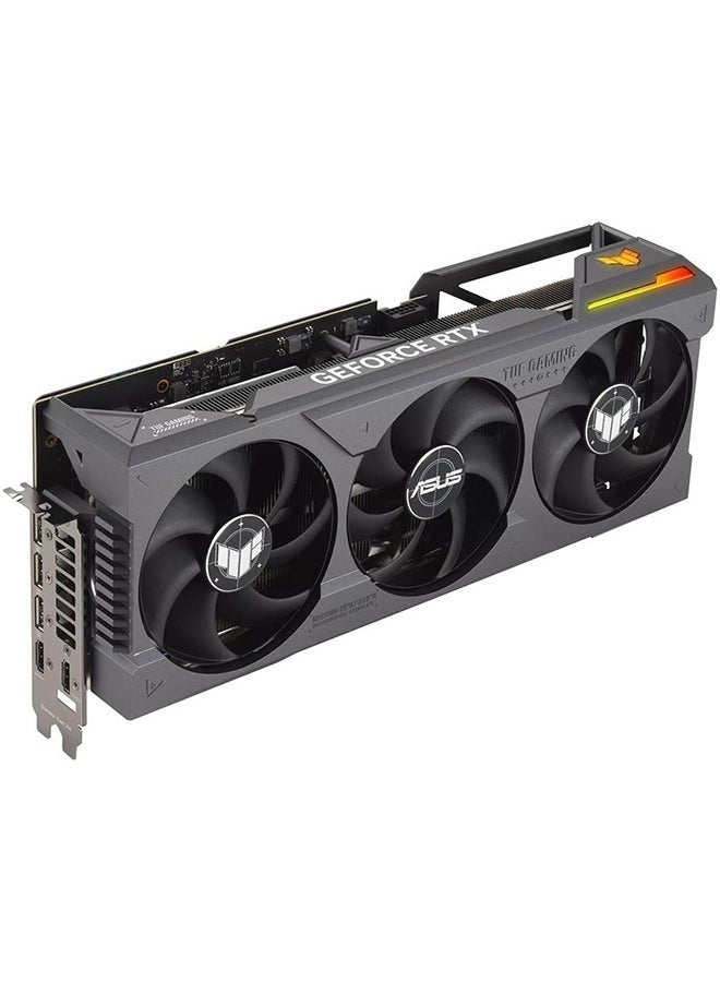 ASUS - TUF-RTX-4090-O24G-GAMING OC Edition Graphic Card, 24GB GDDR6X 384-bit Memory, 2565 MH Boost Clock, 16384 Cuda Cores, 21 Gbps, 3.65 Slot, PCI 4.0, OpenGL4.6 | 90YV0IE0-M0NA00 Black - Image 1