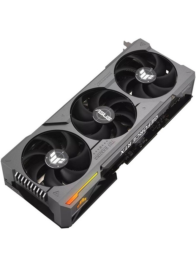 ASUS - TUF-RTX-4090-O24G-GAMING OC Edition Graphic Card, 24GB GDDR6X 384-bit Memory, 2565 MH Boost Clock, 16384 Cuda Cores, 21 Gbps, 3.65 Slot, PCI 4.0, OpenGL4.6 | 90YV0IE0-M0NA00 Black - Image 1
