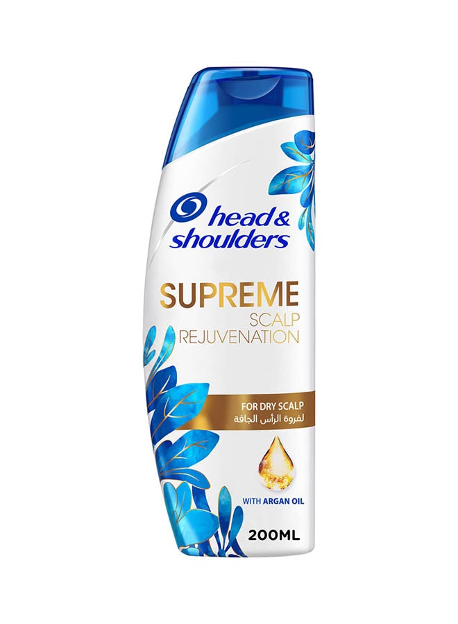 Head & Shoulders Supreme, Anti-Dandruff Shampoo With Argan Oil, For Dry Scalp Rejuvenation 200ml - Image 1
