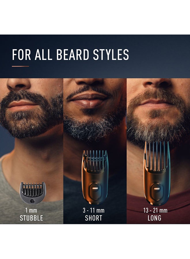 Gillette - King C Beard Trimmer Kit With Lifetime Sharp Blades And 3 Interchangeable Combs - Image 1