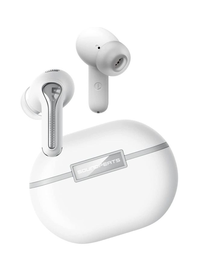 SoundPEATS - Wireless Bluetooth Earbuds Capsule 3 Pro, Hi-Res Audio Headphones With LDAC, Hybrid Active Noise Cancellation Earphones, 6 Mics, Transparency And Game Mode, 52H Playtime Case White - Image 1